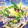 Rayquaza Pokemon Species paint by number