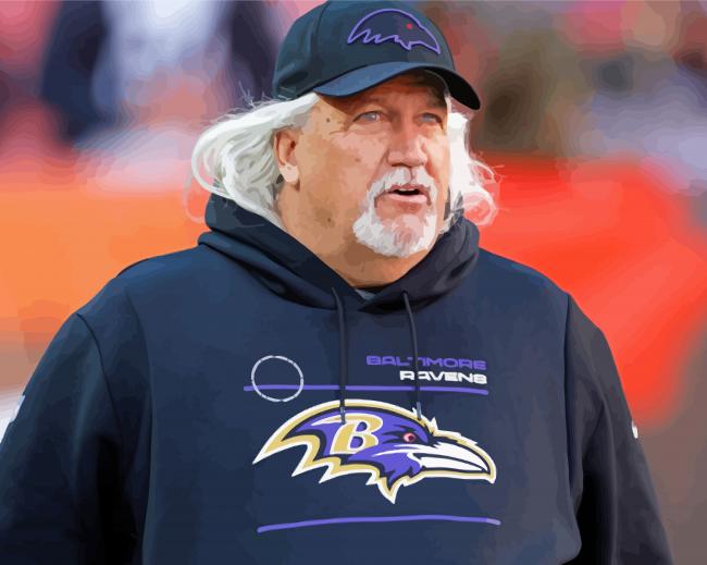 Rob Ryan Coach paint by number