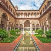 Royal Alcázar Of Seville Andalucia paint by number