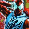Scarlet Spider Art paint by number