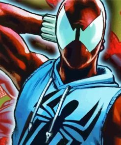 Scarlet Spider Art paint by number