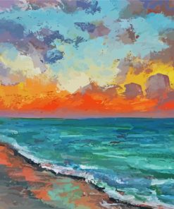 Seascape In Florida Art paint by number