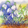 Snow Drops Art paint by number