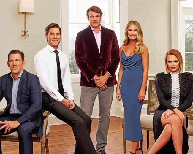 Southern Charm Characters paint by number