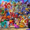 Super Smash Bros Game paint by number