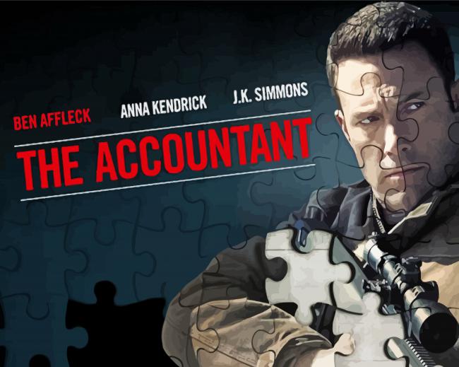 The Accountant Poster paint by number