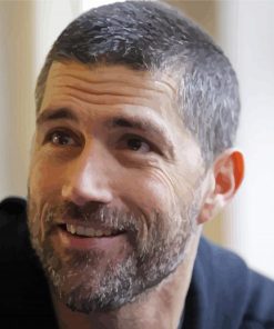 The American Actor Matthew Fox paint by number