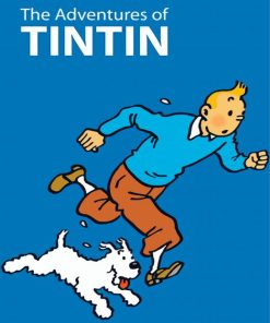 Tin Tin Poster paint by number