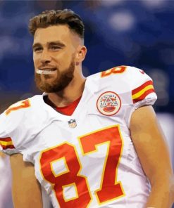 Travis Michael Kelce paint by number