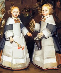 Twin Girls paint by number