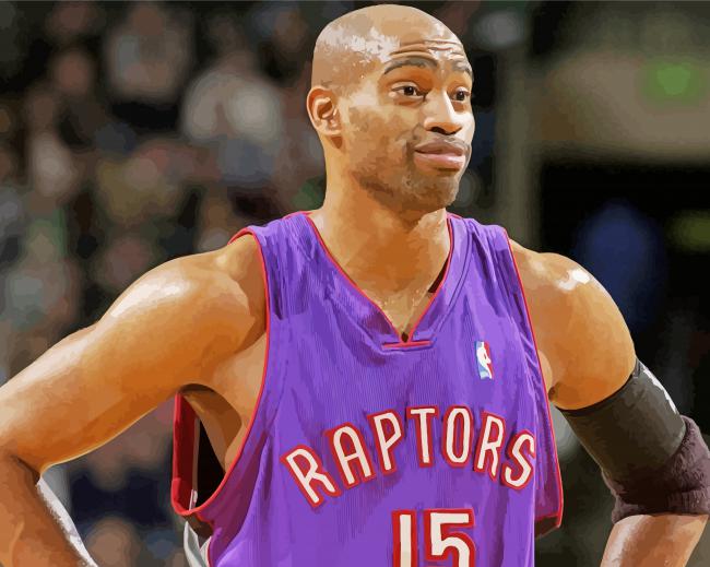 Vince Carter Player paint by number