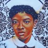 Vintage African American Nurse paint by number