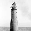 Vintage Lighthouse Black And White paint by number