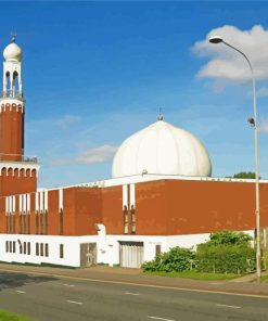 Birmingham Central Mosque paint by number
