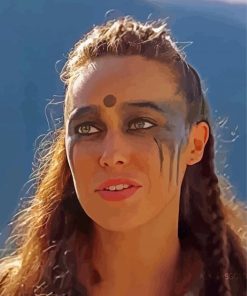 Aesthetic Lexa paint by number