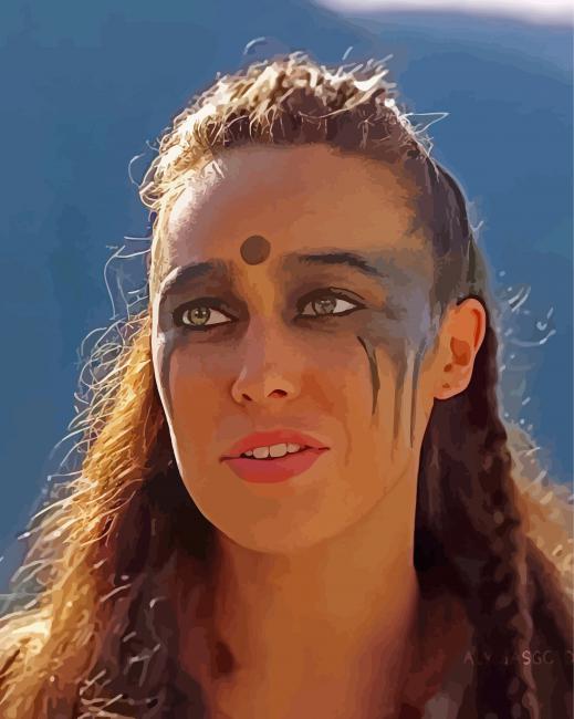 Aesthetic Lexa paint by number