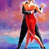 Tango Dancer Art paint by number
