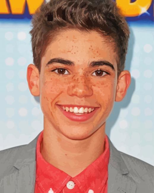 Aesthetic Cameron Boyce paint by number