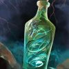 Aesthetic Dragon In A Bottle paint by number