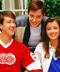 Aesthetic Ferris Bueller Characters paint by number