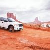 White Truck In Desert paint by number