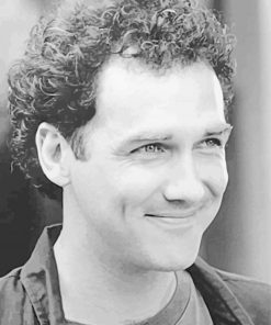 Young Norm Macdonald paint by number