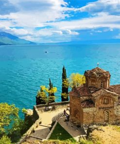 Church Of St John At Kaneo Ohrid paint by number