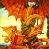 Dragon Book paint by number