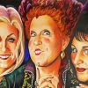 Hocus Pocus The Sanderson Sisters paint by number