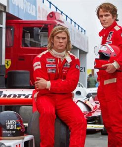 James Hunt Rush Movie paint by number