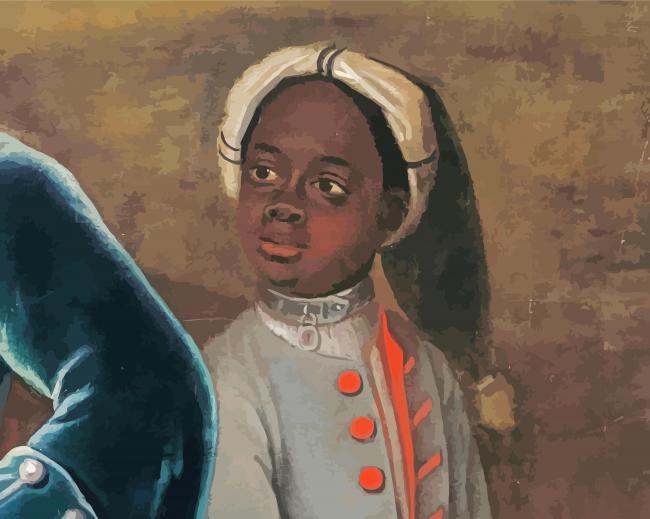 Little Girl Black Slave Art paint by number
