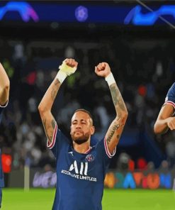 Paris Saint Germain Players paint by number