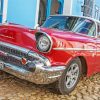 Red Chevrolet American Car paint by number
