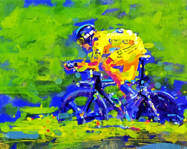 Tour De France Abstract paint by number