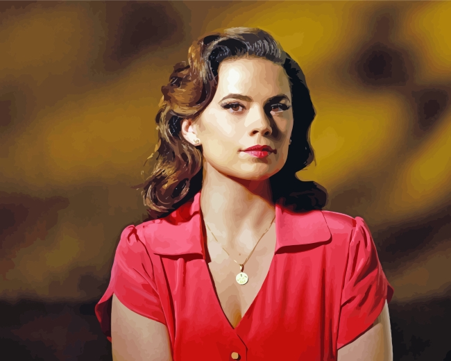 Agent Carter Peggy paint by number