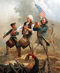American Revolution Celebration paint by number