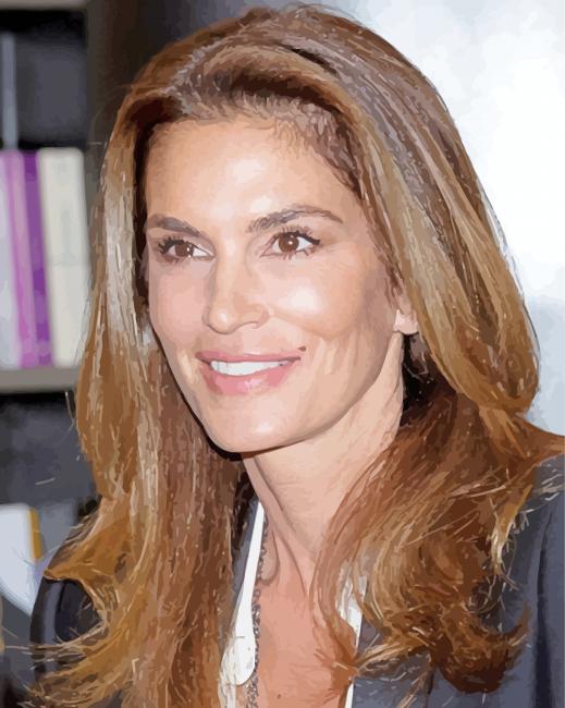 Cindy Crawford paint by number