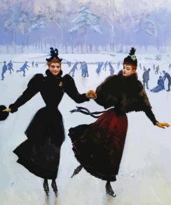Classic Figure Skating paint by number