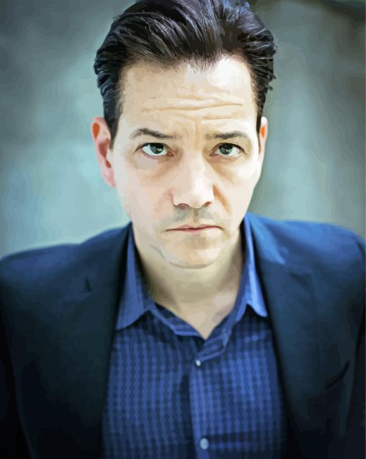 Classy Frank Whaley paint by number