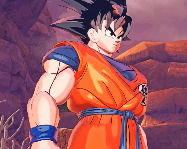 Dragon Ball Z Game paint by number