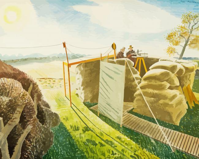 Eric Ravilious paint by number