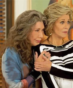 Grace And Frankie Serie paint by number