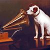 His Masters Voice Art paint by number