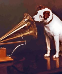 His Masters Voice Art paint by number