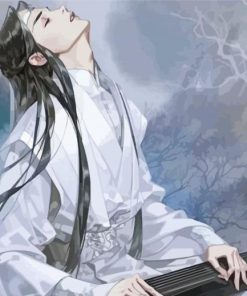 Lan Zhan Playing Music paint by number