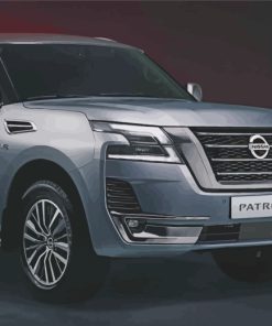 Nissan Patrol Engine paint by number