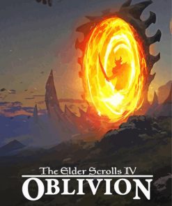 Oblivion Game Poster paint by number