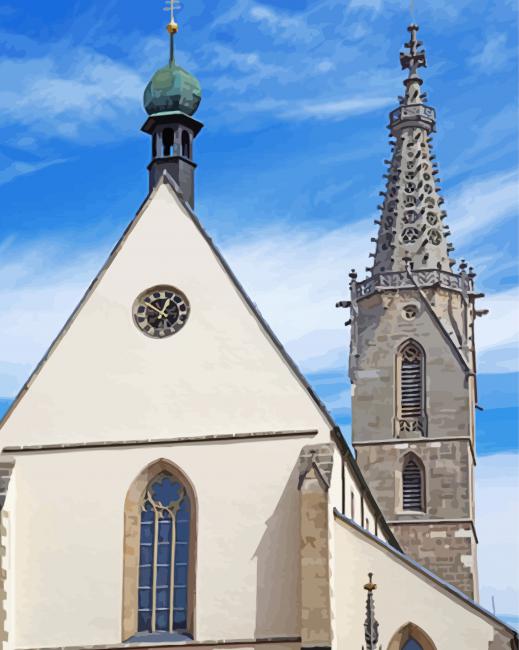 Rottenburg Cathedral paint by number