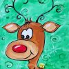Rudolph Art paint by number