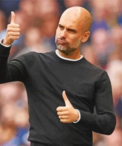 Football Manager Pep Guardiola paint by number